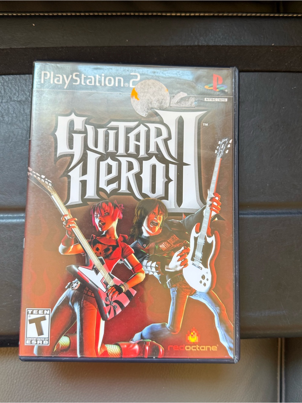 Sony Guitar Hero II PlayStation 2 Game — Black & Red Cover